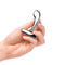 b Vibe Stainless Steel P Spot Plug Training Set held in hand showcasing its design for precise prostate play.
