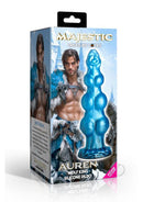 Creature Cocks Auren Wolf King 7.8 Inch Silicone Dildo Blue packaging with character design and product details.