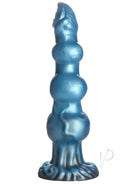 Creature Cocks Auren Wolf King 7.8 Inch Silicone Dildo Blue in striking blue design and premium silicone.