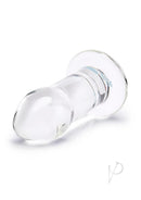 B-Vibe Advanced 8 Inch Glass Anal Dilator Clear is a polished, luxurious anal dilator for experienced users.