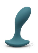 B-Vibe 4 Inch Rechargeable Silicone Prostate Vibrator Green for focused P-spot exploration and rumbly vibrations.