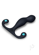 B-Vibe P-Spot Vortex Flex Silicone Prostate Massager Black designed for hands-free pleasure and targeted sensations.