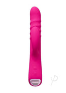 Lovense Velvo Rabbit Rotating Vibrator Pink with ergonomic design and dual-stimulation features.