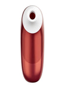 Womanizer Pro Air Pulse Clitoral Vibrator Bordeaux Red, sleek design for contact-free stimulation.