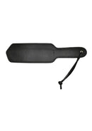 Leather Paddle With Gold Accessories featuring supple leather and polished gold-tone hardware.