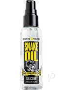 Boneyard Snake Oil Silicone Lubricant 2 Oz in a clear bottle for smooth, friction-reducing performance.