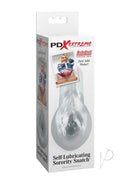 PDX Wet Pussies Sorority Snatch Self Lubricating Stroker packaging with realistic design and water activation.