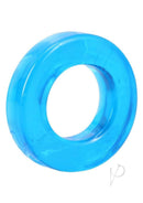 Rock Solid Double Pack Cock Rings Blue - flexible and soft body-safe cock ring in vibrant blue