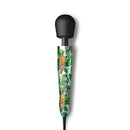 Doxy Die Cast Wand Vibrator in Pineapple design, featuring a sleek aluminum-titanium body and luxurious finish.