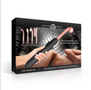 Master Series Elektrawand E-Stim Wand with Attachments packaging featuring 4 attachments for customizable stimulation.