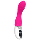 Xcitme Luma G-Spot Style Vibrator Pink designed for powerful G-spot stimulation with a sleek, waterproof design.