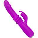 Dyso Desire Thrust Rabbit Vibrator in vibrant purple for dual stimulation and pleasure.