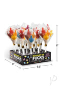 Bouquet of F's I Have to Give Lollipops 12 per Display featuring colorful finger lollipops in an eye-catching arrangement.