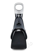 Cowgirl Thrust Rider Sex Machine Black front view, featuring ergonomic design and innovative controls for pleasure.