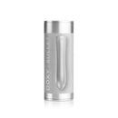 Doxy Bullet Rechargeable Vibrator Silver in a sleek packaging design showcasing its compact size and elegance.