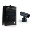 Doxy 3 Silicone Masturbator Wand Attachment Navy in packaging with wand attachment design.
