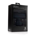 Doxy 3 Silicone Masturbator Wand Attachment Navy packaging with sleeve visible in box.