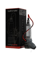 Bathmate HydroXtreme6 Penis Pump Clear Gray with packaging and detachable handball for hydrotherapy.