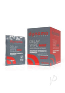 Dynamo Wellness Maximum Strength 7.5% Delay Wipe 18 Pack, individual wipe packaging and box design.
