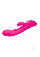 Bodywand G-Play Inner Tapping Silicone Vibrator Pink on a white background for enhanced stimulation.