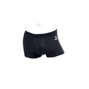 SpareParts Pete Trunks Nylon Packing Underwear Black Size 3XL front view showing the comfortable fit and design.