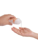 Svakom Moisturizing & Warming Water Based Lubricant 5.3 Oz being poured into a hand.