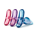 Play With Me Jolly Plug 24-piece Fishbowl Display featuring colorful anal plugs in pink, purple, and blue.