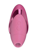 Womanizer Next Liberty Air Clitoral Stimulator Pink with sleek design and control buttons.