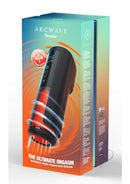 Arcwave Thruster Rechargeable App Compatible Stroker packaging showcasing automatic power stroker features.
