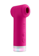 Lovense Fizz Oral-Like Suction & Tapping Stimulator in pink, designed for dual clitoral pleasure with suction and tapping.