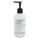Naked Silk Hybrid Lubricant 8.7 Oz bottle with pump for natural glide and enhanced intimacy.
