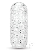 Zolo Pop Show Textured Hand Stroker Clear with unique textured design for enhanced sensation.
