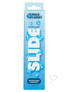 Rock Candy Slide Water Based Lubricant 1.7 Oz packaging with playful design and water drops