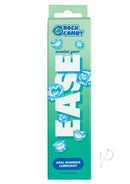 Rock Candy Ease Anal Numbing Lubricant 1.7 Oz packaging with blue ice graphics and water-based label.