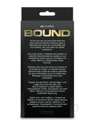 Bound 50 Feet Green Bondage Rope Non-Chafing packaging featuring features and usage instructions.