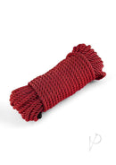Bound 50 Foot Bondage Rope Red Non-Chafing, soft and comfortable for restraint play.