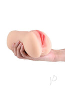 I Dream of Anal Stroker Nicki Vanilla held in hand, showcasing realistic texture and design for ultimate pleasure.