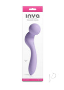 INYA Pleasure Wand Dual End Vibrator Lavender packaging featuring a silicone design with dual ends.
