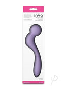 INYA Pleasure Wand Dual End Vibrator Lavender packaging showcasing its unique design and silicone material.
