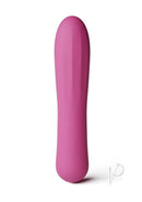 X and O's Tempt Silicone Compact Vibrator Magenta with sleek design and soft silicone finish.