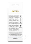 Minnie's Dot Rechargeable Silicone Flexible Bullet Lavender packaging with product features and descriptions.
