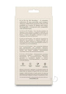 X and O's Adore Silicone Mini Vibrating Wand Blue packaging details and features by NS Novelties.