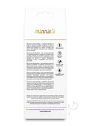 Minnie's Spark Rechargeable Silicone Flexible Bullet Purple packaging showing features and details for users.