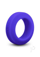 B-Vibe Flex Ring GT Silicone Cock Ring 32mm Blue - Smooth silicone in vibrant blue, providing comfort and performance.