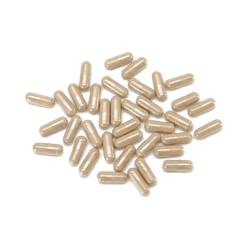 Bijoux Indiscrets Sex au Naturel Orgasm Glow Supplement 60 Pc herbal capsules on a white background.