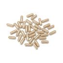 Bijoux Indiscrets Sex au Naturel Orgasm Glow Supplement 60 Pc herbal capsules scattered on a white background.