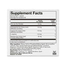 Supplement facts for Bijoux Indiscrets Sex au Naturel Orgasm Glow Supplement 60 Pc, detailing key ingredients and nutrients.