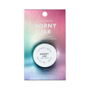 Bijoux Indiscrets Clitherapy Horny Jar Clitoral Balm 0.28 Oz packaging with a glossy gradient background.