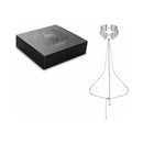 Bijoux Indiscrets Desir Metallique Mesh Collar Silver showcased with its elegant packaging.