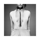 Bijoux Indiscrets Maze Tassel Choker showcased in a stylish photo, emphasizing its elegant fringe design.
